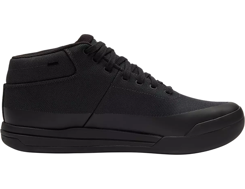 Fox Union Canvas Mid Shoes Black in Black-3