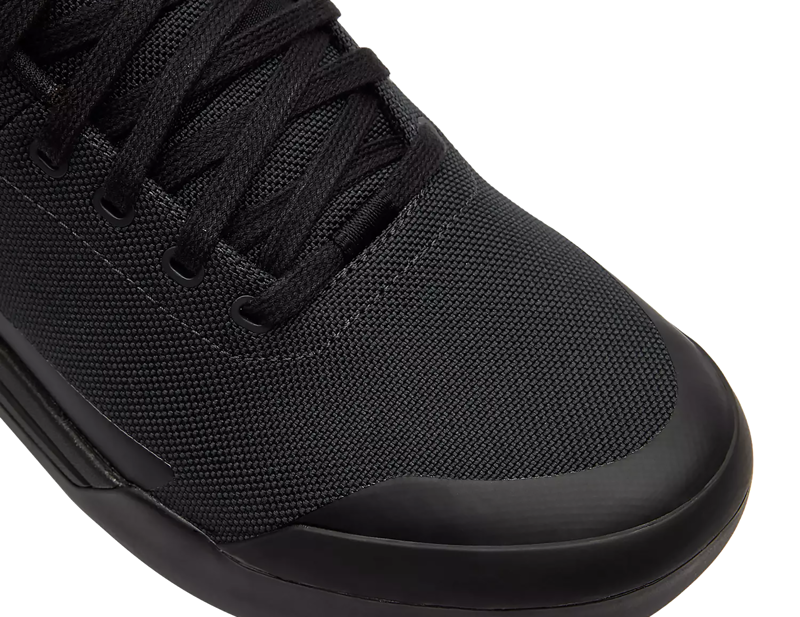 Fox Union Canvas Mid Shoes Black in Black-5