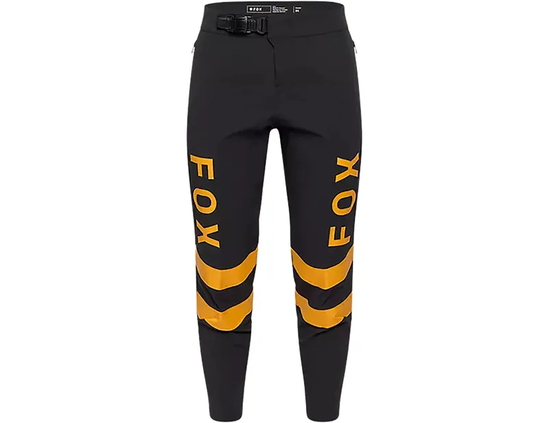 Fox Youth Ranger Kairos Pants in black/tangerine