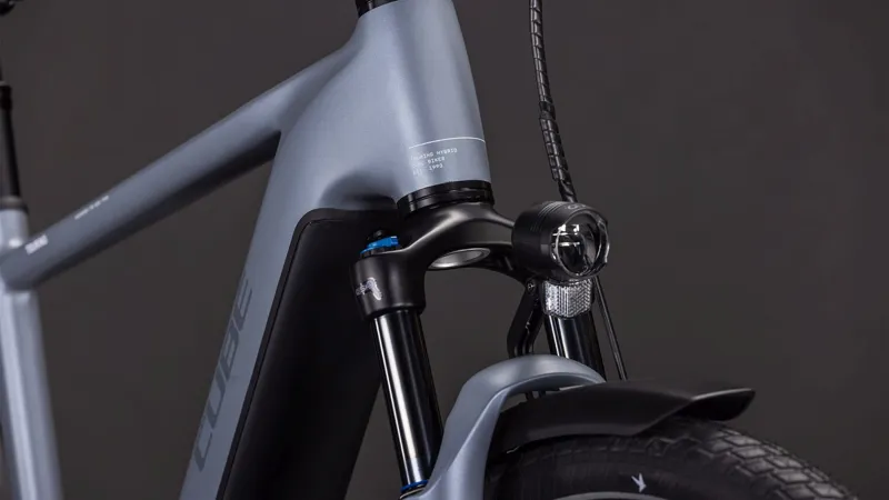 Cube Touring Hybrid Pro 800 Electric Hybrid Bike 2026 in Pearlgrey/Chrome-5