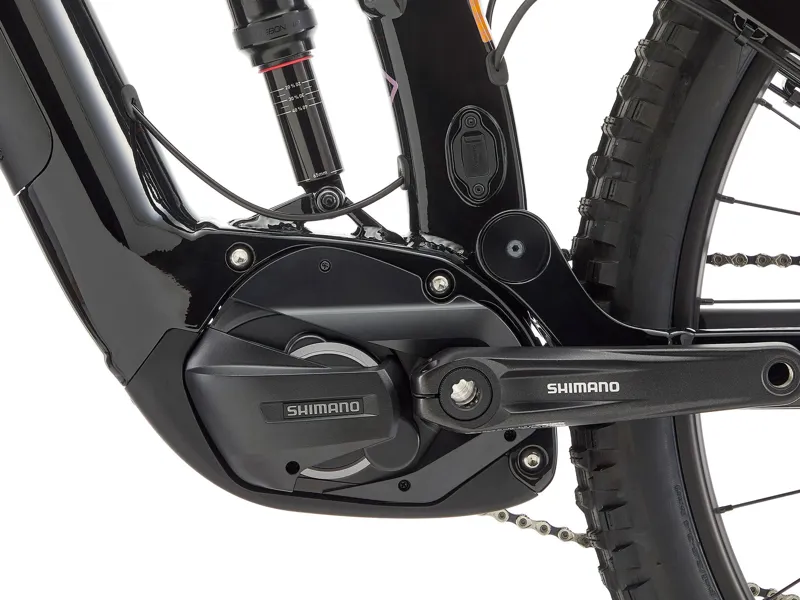 Kona Remote 160 Electric Mountain Bike 2026 in Gloss Black w/ Furnace Fade and Purple Decals-4