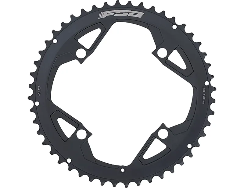 FSA Gossamer Road 120BCD 2x12 46T Chainring in Black