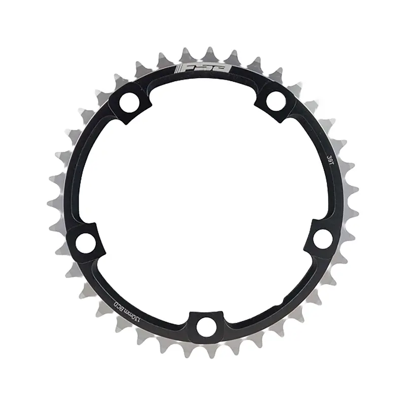 Balfes Bikes Fsa FSA Pro Road 130BCD 2x11 39T Chainring in Black | Free postage over £30, £10 off first order, price match & 0% finance.