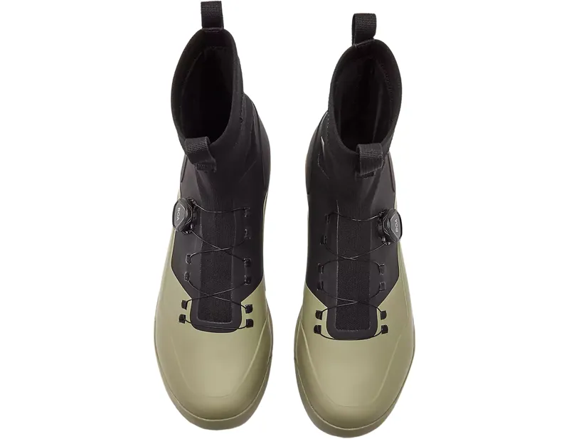 Fox Union BOA All Weather Clipless Shoes in Adobe Green-1