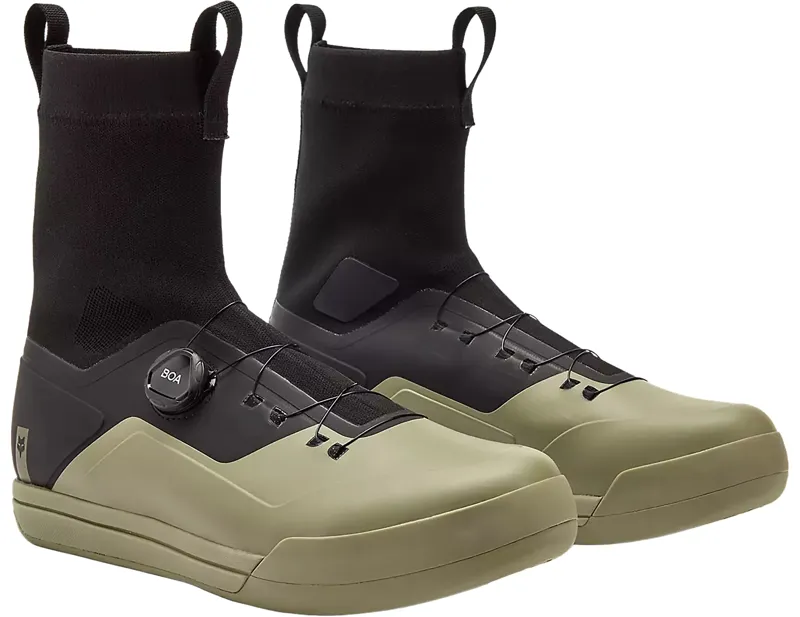 Balfes Bikes Fox Union BOA All Weather Clipless Shoes in Adobe Green | Free postage over £30, £10 off first order, price match & 0% finance.