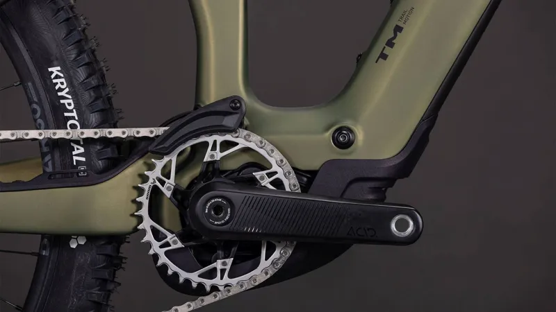 Cube Ams Hybrid one77 c:62 Tm 600x Electric Full Suspension Mountain Bike 2026 in Reedgreen/Matrix-5