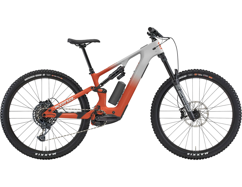 Kona Remote 160 CR Full Suspension Electric Mountain Bike 2026 in Orange