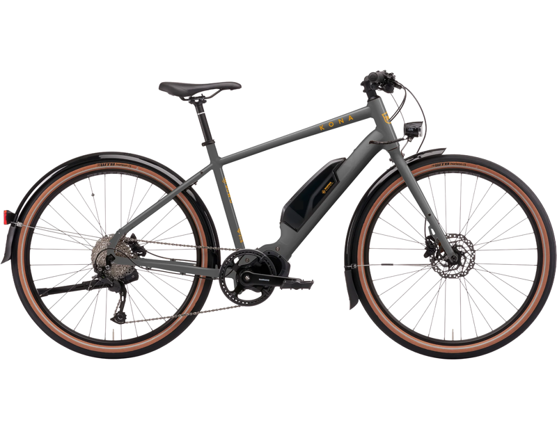 Kona Dew-E Electric Road Bike 2026 in Grey