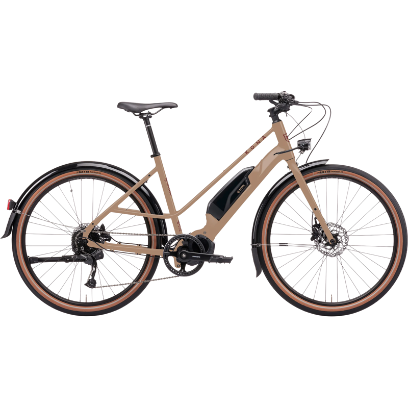Balfes Bikes Kona E-Coco Electric Hybrid Bike 2026 in Brown | Free postage over £30, £10 off first order, price match & 0% finance.