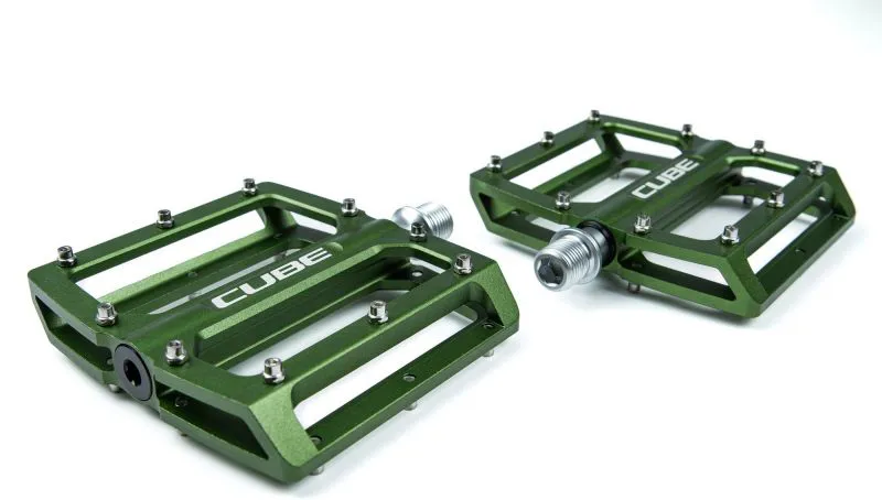 CUBE ALL MOUNTAIN PEDALS in Olive-1