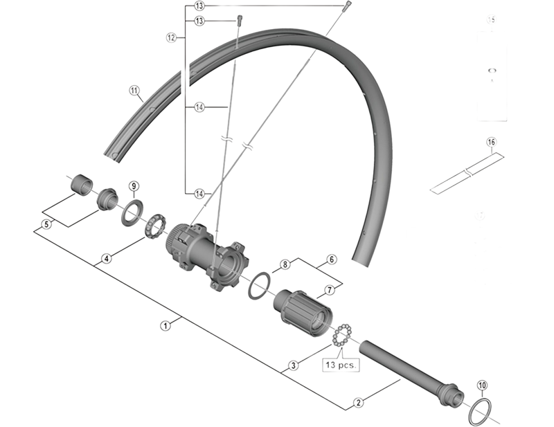 Balfes Bikes Shimano FH-M810 ball retainer - 3/16 | Free postage over £30, £10 off first order, price match & 0% finance.