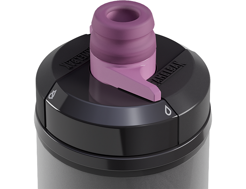 CamelBak Podium Chill 24oz Bottle in Grey/Pink-2