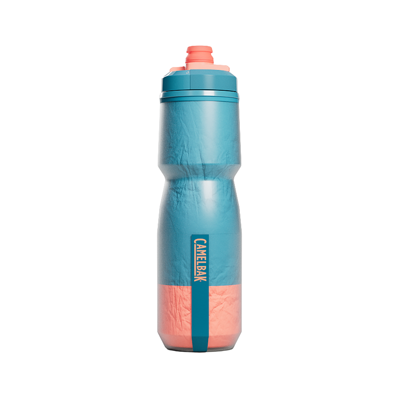 Balfes Bikes Camelbak CamelBak Podium Chill 24oz Bottle in Blue/Coral | Free postage over £30, £10 off first order, price match & 0% finance.
