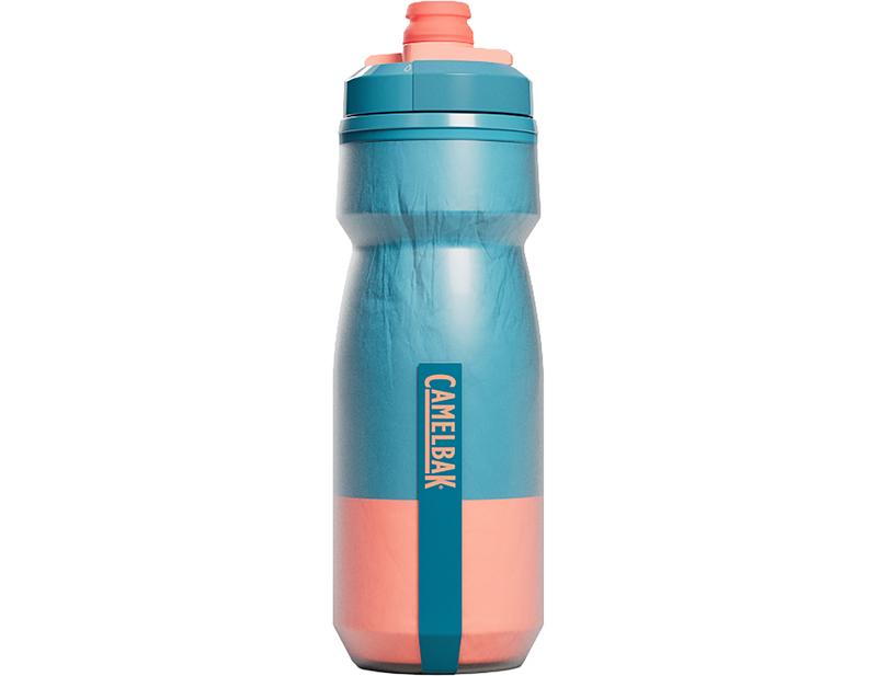 Balfes Bikes Camelbak CamelBak Podium Chill 21?oz Bottle in Blue/Coral | Free postage over £30, £10 off first order, price match & 0% finance.