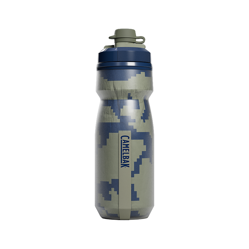 Balfes Bikes Camelbak CamelBak Podium Dirt Series Chill 21oz Bottle in Dark Blue Digi Camo | Free postage over £30, £10 off first order, price match & 0% finance.