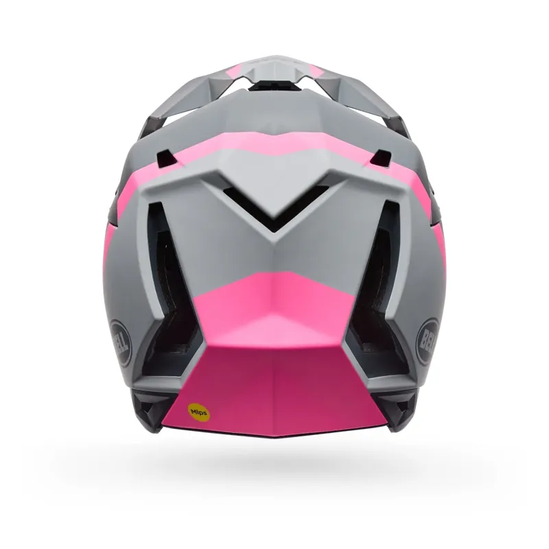 Bell Full-10 MIPS Level Set Full Face Helmet in Grey/Pink-3