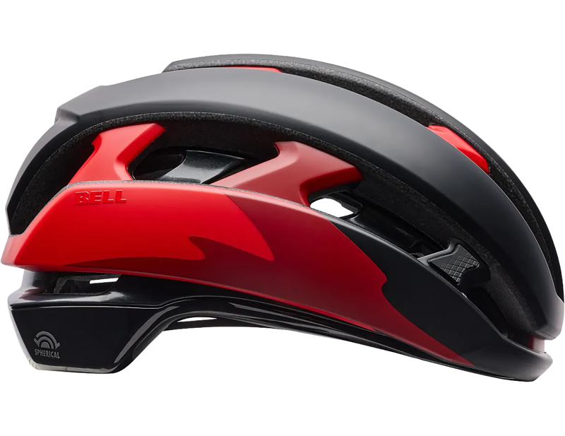 Bell XR Spherical Fluid MIPS Gravel Helmet in Black/Red-1