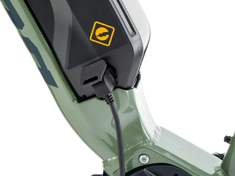 Kona El Kahuna SUV Electric Mountain Bike 2025 in Gloss Landrover Green w/ Matte Black Forest and Indicat-2