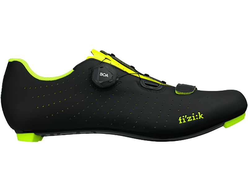 Fizik R5 Tempo Overcurve Shoes in Black/Yellow