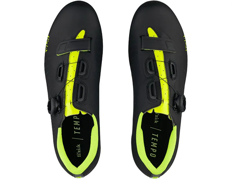 Fizik R5 Tempo Overcurve Shoes in Black/Yellow-2