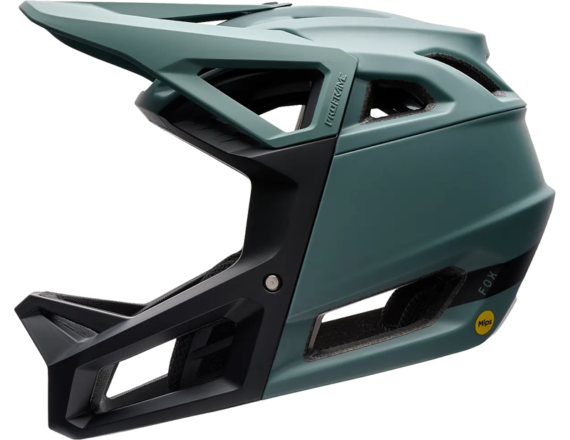 Fox Proframe Solid Full Face MIPS Helmet in Sage Green-3