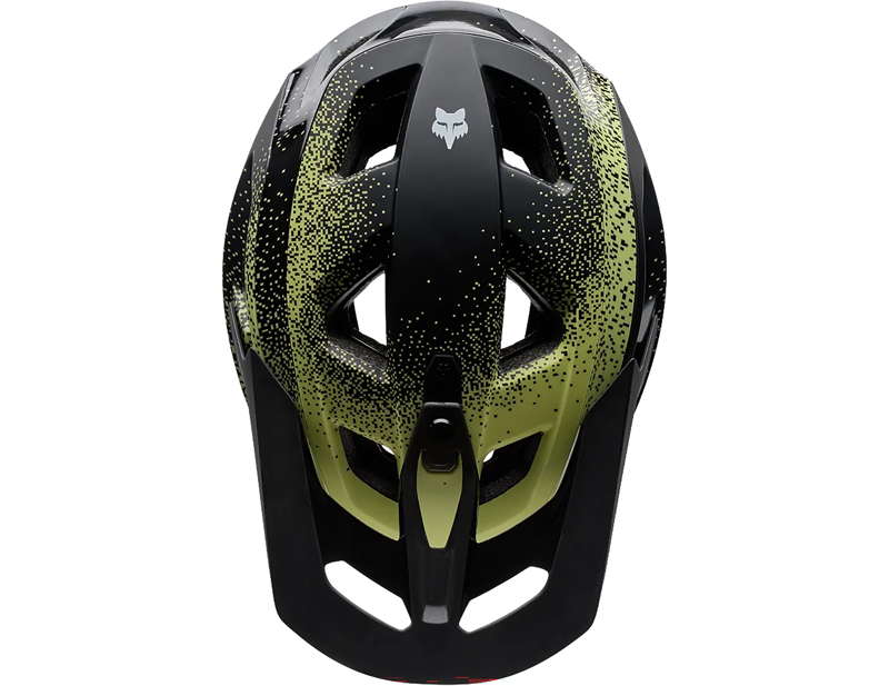 Fox Racing Speedframe Aura MIPS Helmet in Lime Green-3