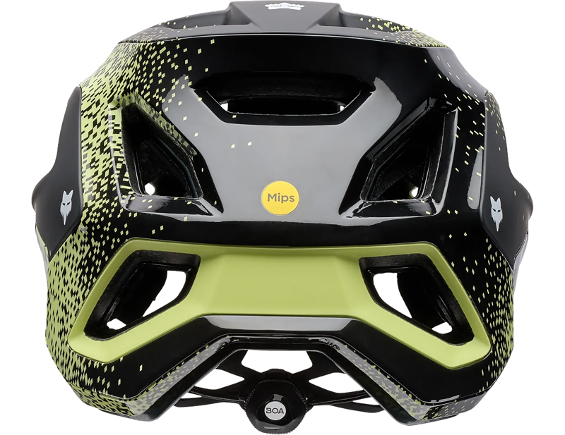 Fox Racing Speedframe Aura MIPS Helmet in Lime Green-2