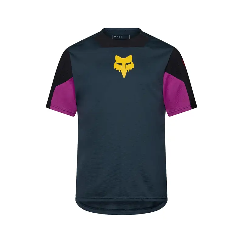 Balfes Bikes Fox Defend Creation Short Sleeve Jersey in Galaxy Blue | Free postage over £30, £10 off first order, price match & 0% finance.