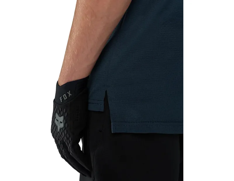Fox Defend Creation Short Sleeve Jersey in Galaxy Blue-5