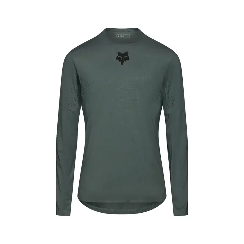 Balfes Bikes Fox Flexair Long Sleeve Jersey in Sage | Free postage over £30, £10 off first order, price match & 0% finance.