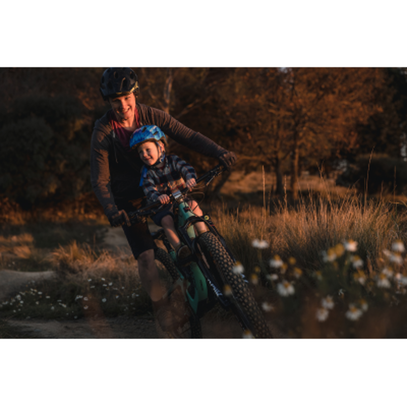 Kids Ride Shotgun 2.0 Child Bike Seat in Black-4