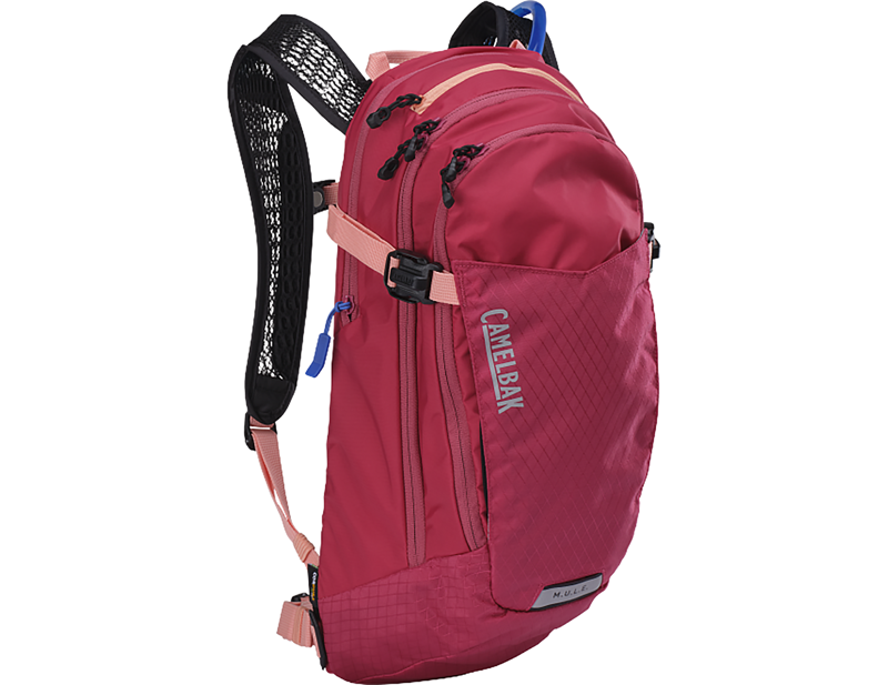 Balfes Bikes Camelbak Camelback Women's M.U.L.E. 12L Hydration Pack with 100 oz Reservoir in Dark Pink | Free postage over £30, £10 off first order, price match & 0% finance.