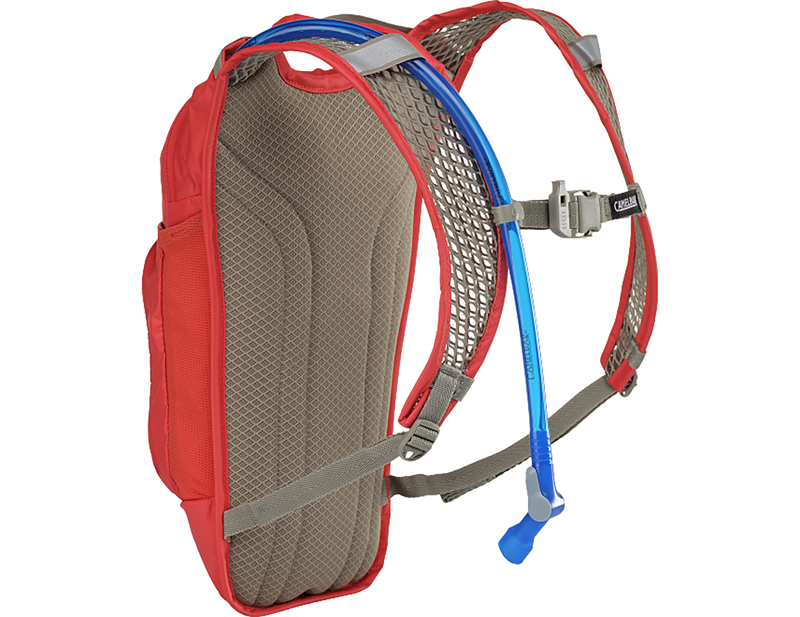 Camelbak Kids' Mini M.U.L.E. 5L Hydration Pack with Crux 1.5L Reservoir in Scarlet-1