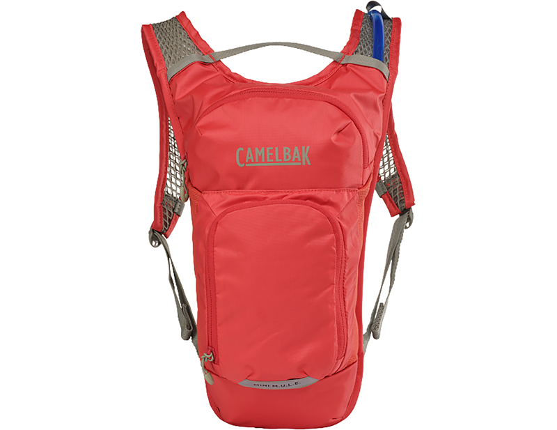 Camelbak Kids' Mini M.U.L.E. 5L Hydration Pack with Crux 1.5L Reservoir in Scarlet-2