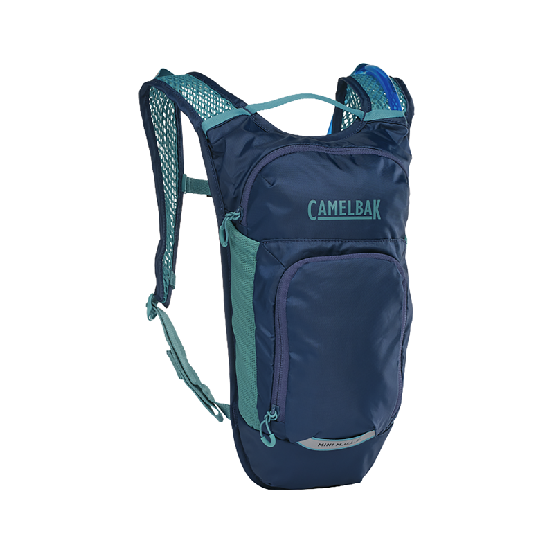Balfes Bikes Camelbak Kids' Mini M.U.L.E. 5L Hydration Pack with Crux 1.5L Reservoir in Deep Sea | Free postage over £30, £10 off first order, price match & 0% finance.
