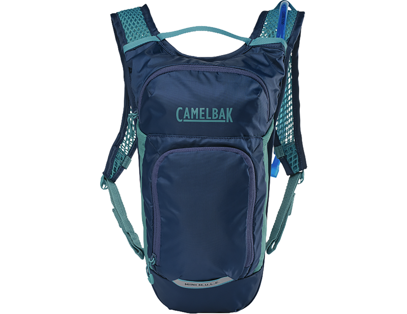 Camelbak Kids' Mini M.U.L.E. 5L Hydration Pack with Crux 1.5L Reservoir in Deep Sea-2