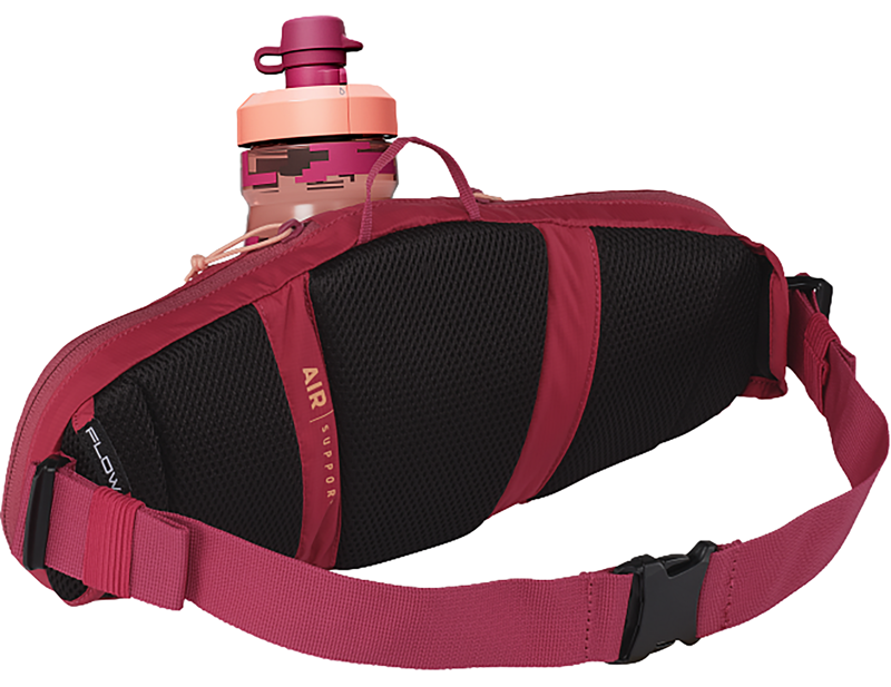 Camelbak Podium Flow 2 Waist Pack with 21oz Podium Dirt Series Bottle in Berry-3
