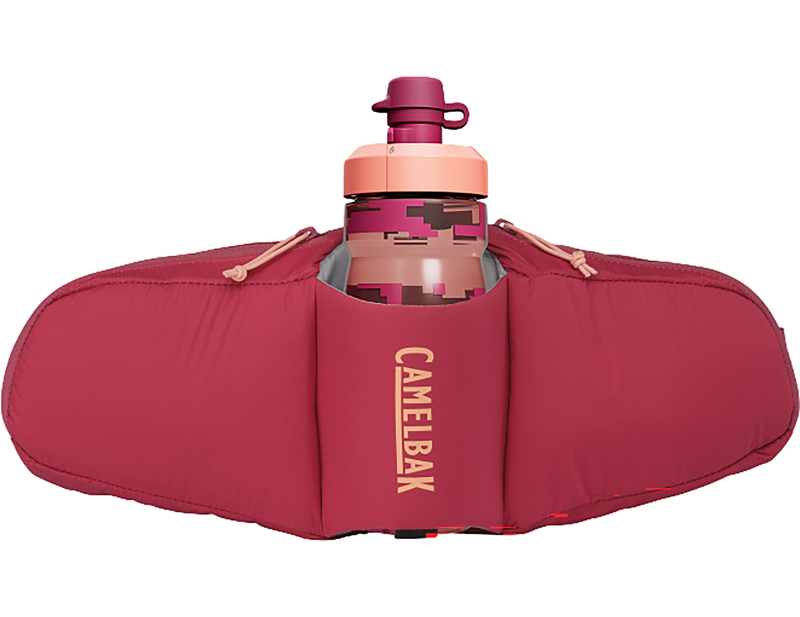 Camelbak Podium Flow 2 Waist Pack with 21oz Podium Dirt Series Bottle in Berry-1