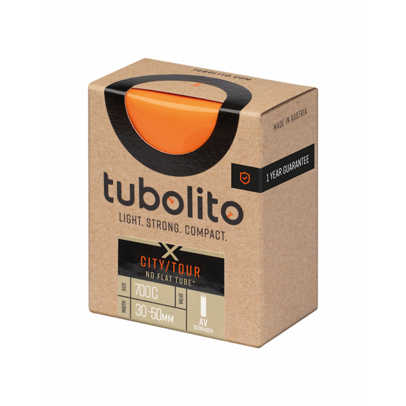 Tubolito X-Tubo City/Trekking Inner Tube in Orange 700x30-47c-1