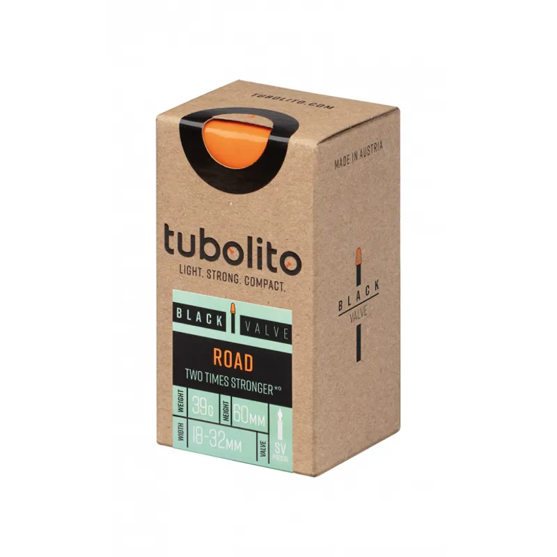 Tubolito Tubo Road Presta Inner Tube in Black 700 x 18-32mm 