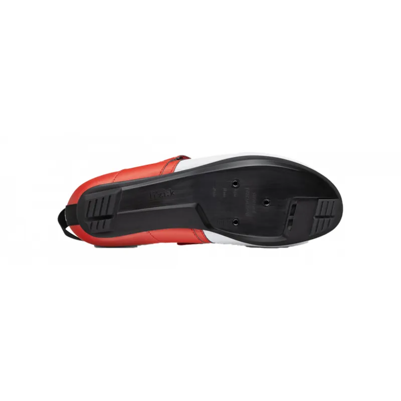 Fizik Transiro Hydra Triathlon Shoes in White/Red-5