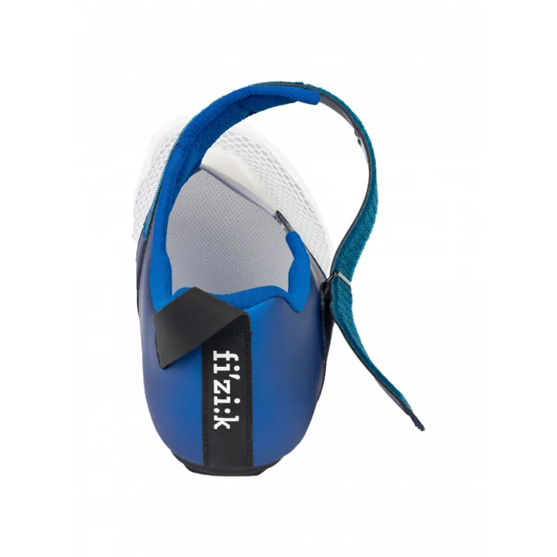 Fizik Transiro Hydra Triathlon Shoes in White/Blue-2