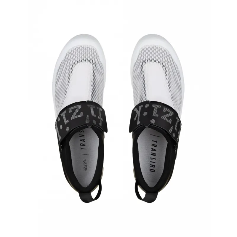 Fizik Transiro Hydra Triathlon Shoes in White/Black-3