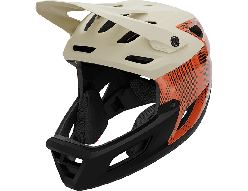 Giro Coalition Spherical MTB Helmet in Open Orange / Stone