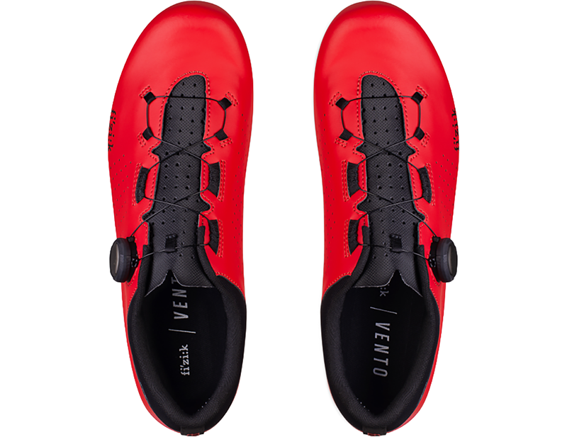 Fizik Vento Omna Road Cycling Shoes in Red/Black-3