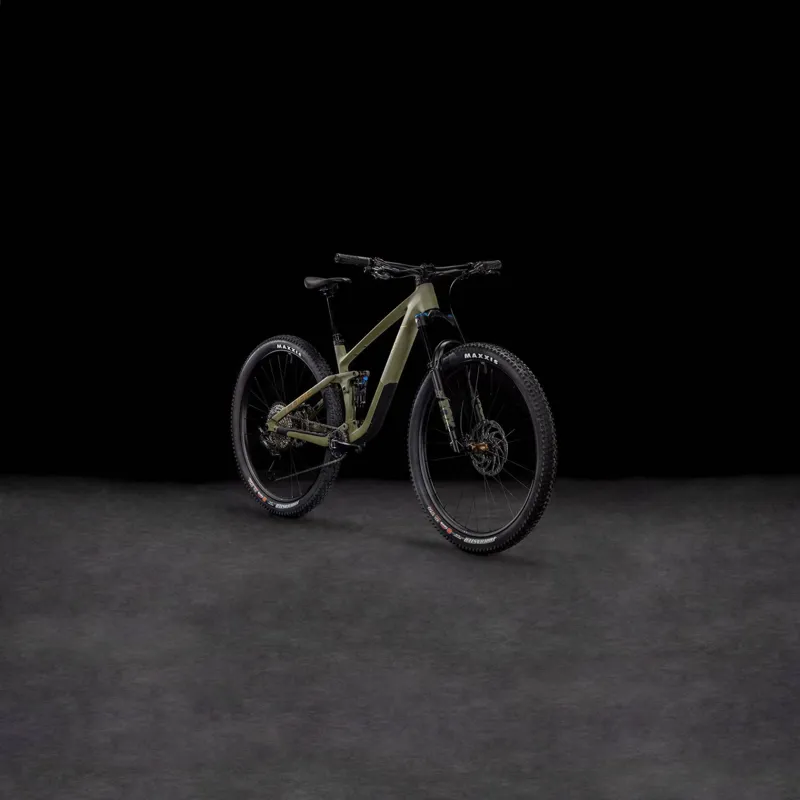 Cube Stereo One22 C:62 TM 29 Full Suspension Mountain Bike 2026 in Dusty Olive/Gold-7
