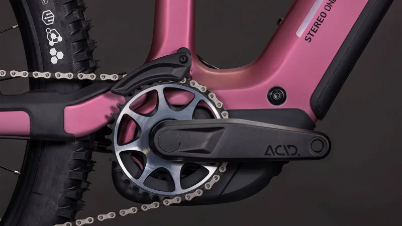 Cube Stereo Hybrid one44 HPC SLX 800 Full Suspension Electric Mountain Bike 2026 in Shiftblush/Art-4