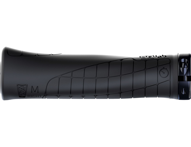 SQlab 711 Tech and Trail 2.0 Grips in Black-1