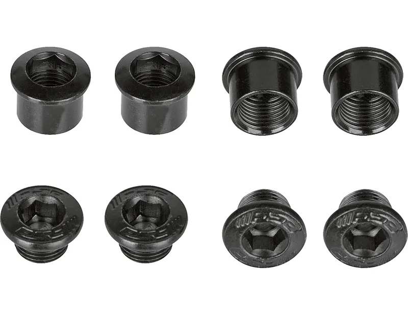 FSA Chainring Bolt Kit for Ebike Double Ring 4pcs in Black