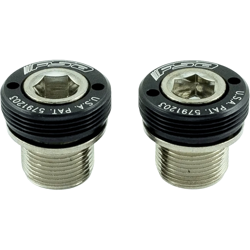 Balfes Bikes Fsa FSA Self Extracting ISIS Crank Bolts in Black | Free postage over £30, £10 off first order, price match & 0% finance.
